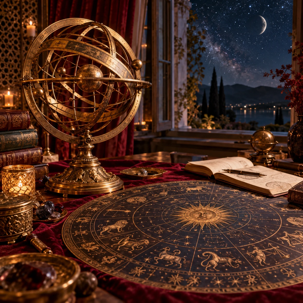 Imagem temática ilustrativa: Astrologia com Especialização em Terapêutica