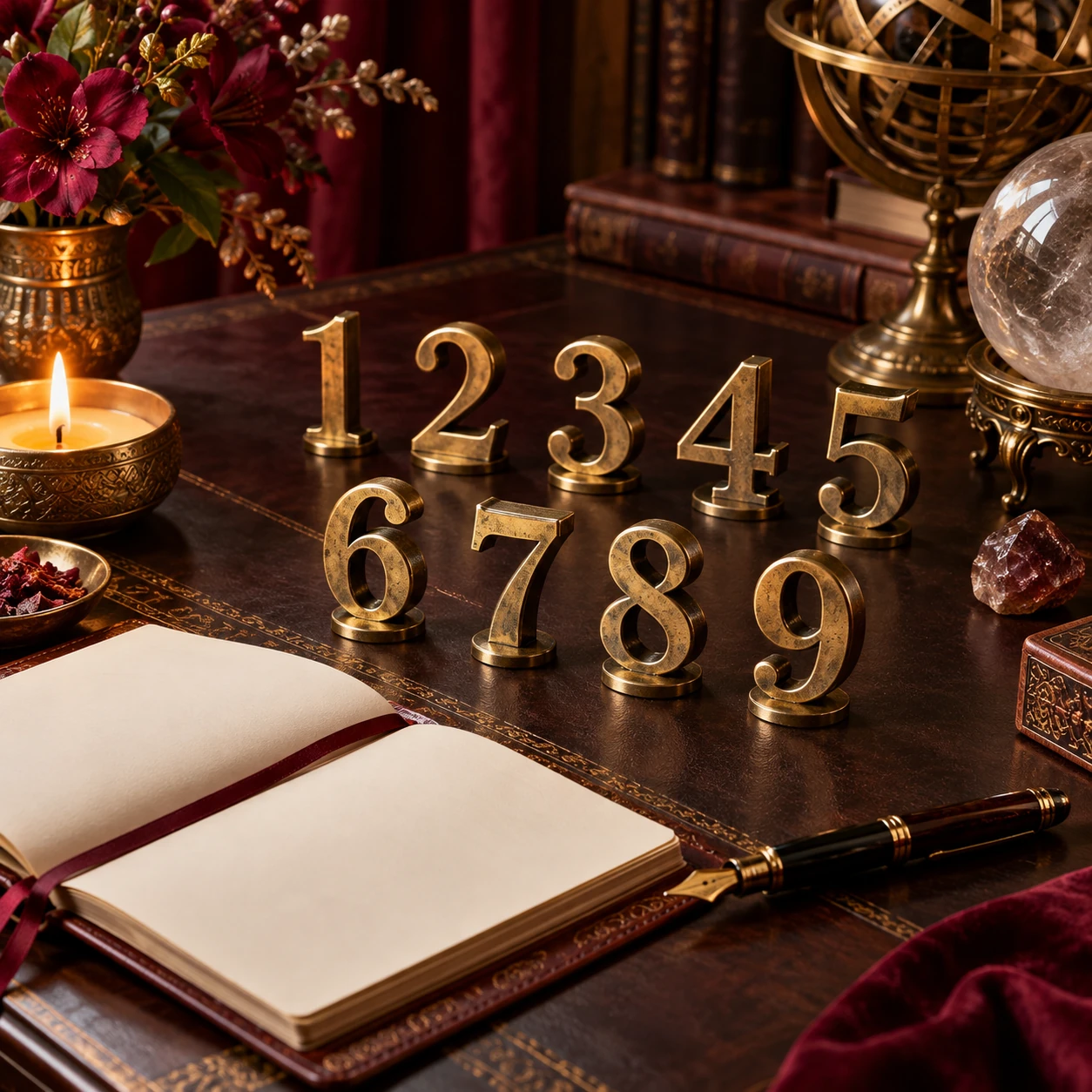 Imagem temática ilustrativa: Numerologia