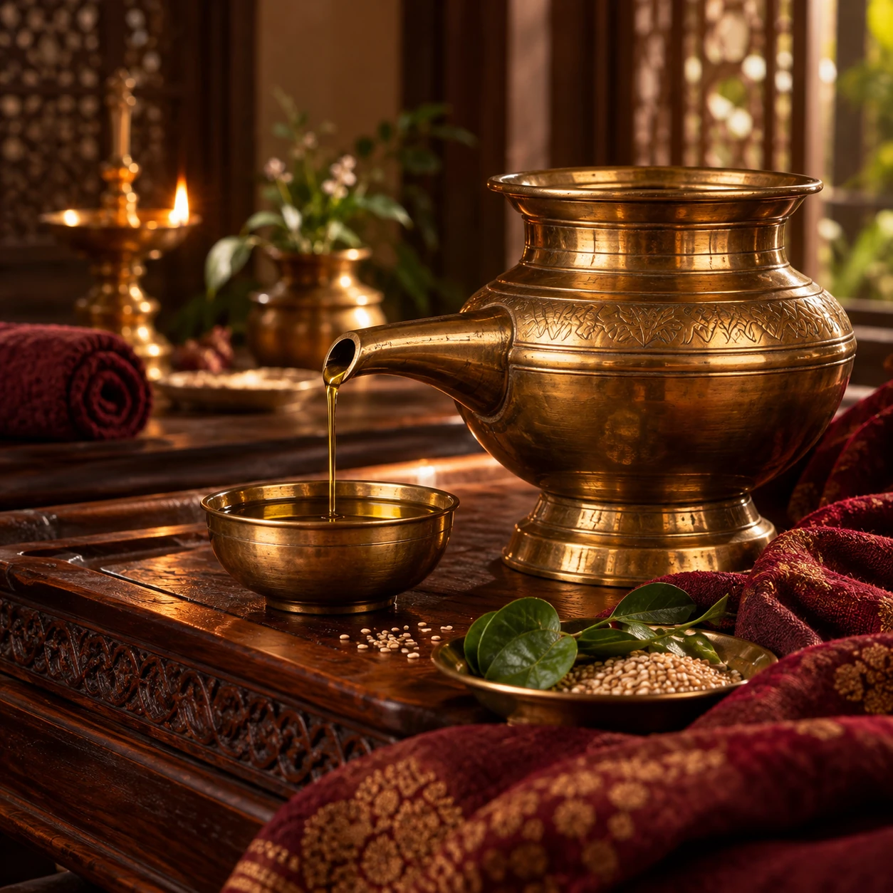 Imagem temática ilustrativa: Ayurveda