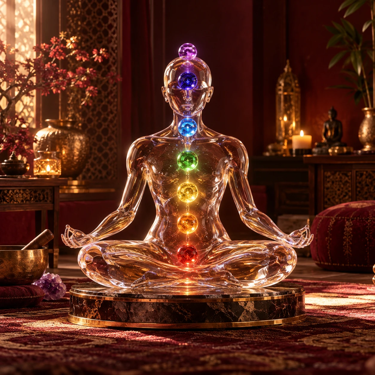 Imagem temática ilustrativa: Apometria e Chakras